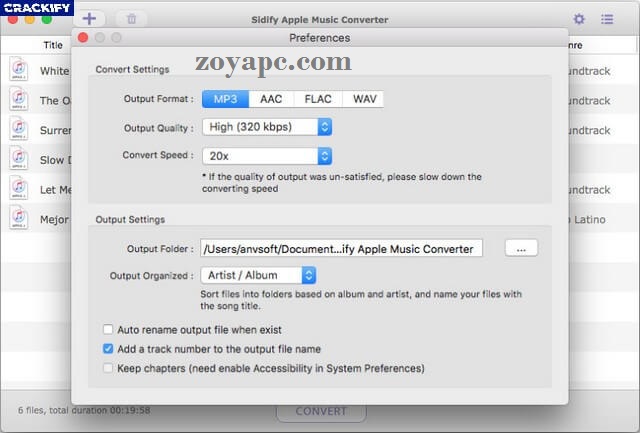 Sidify Music Converter Crack / zoyapc.com
